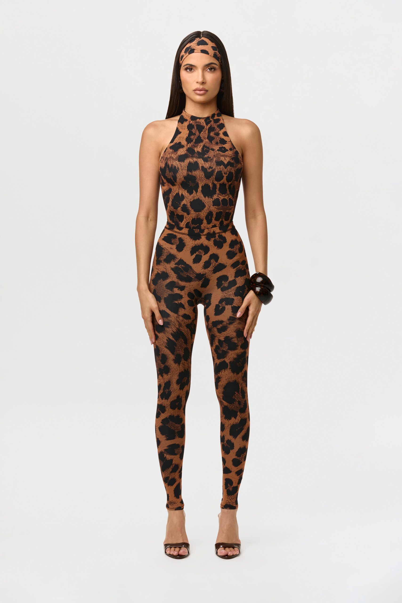 Naked Print Racerback Bodysuit - Image 7
