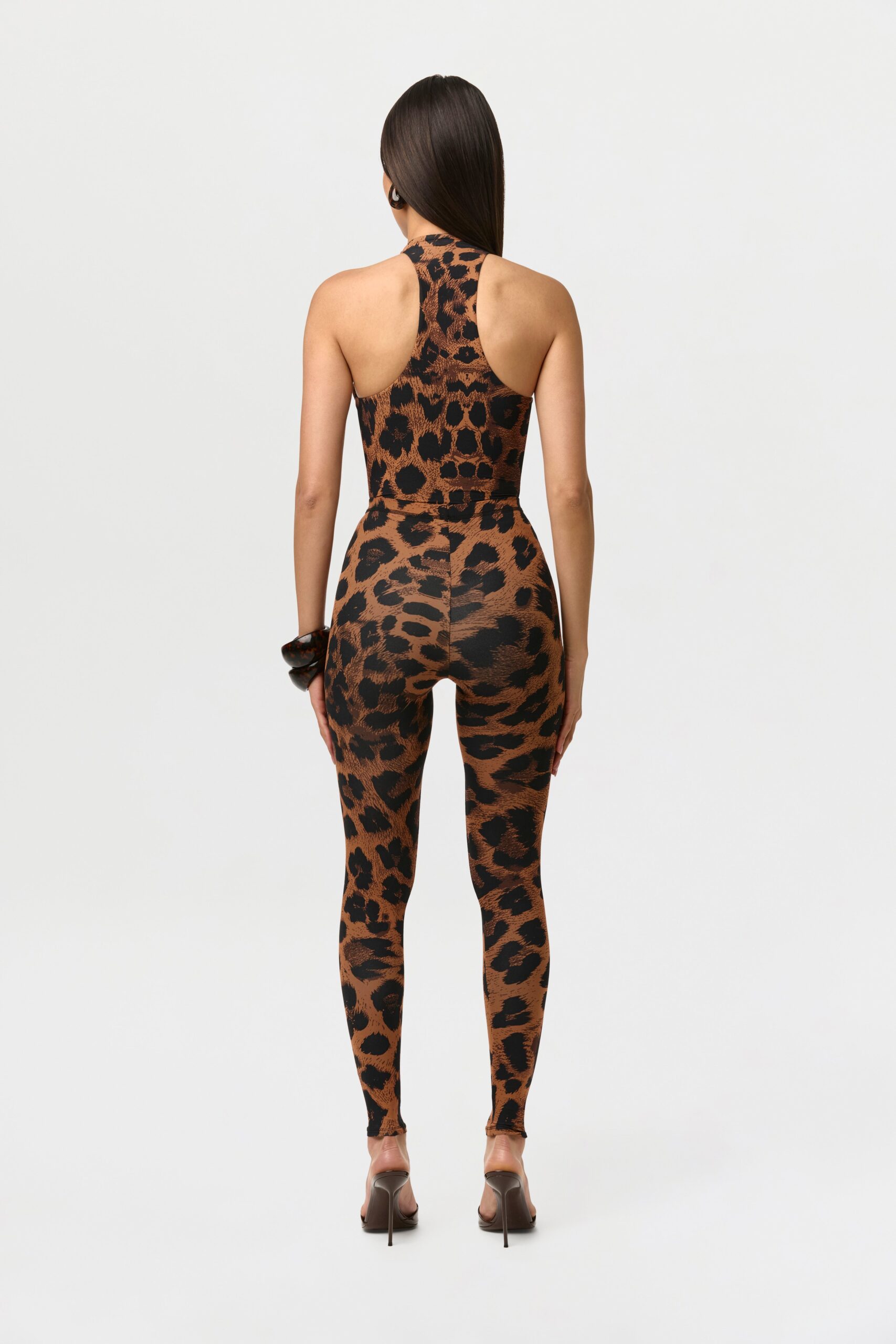 Naked Print Racerback Bodysuit - Image 9