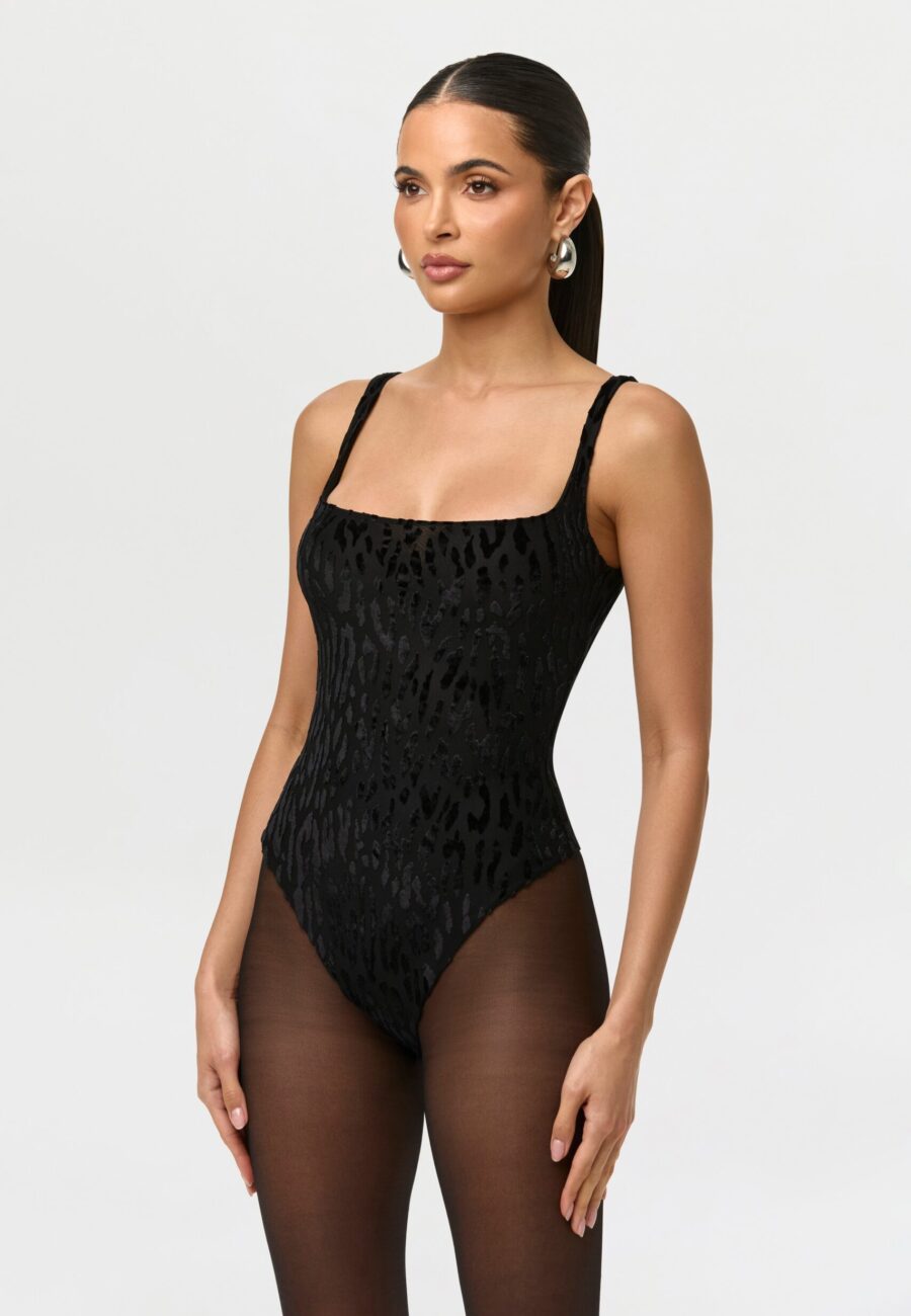 Burnout Scoop Tank Bodysuit