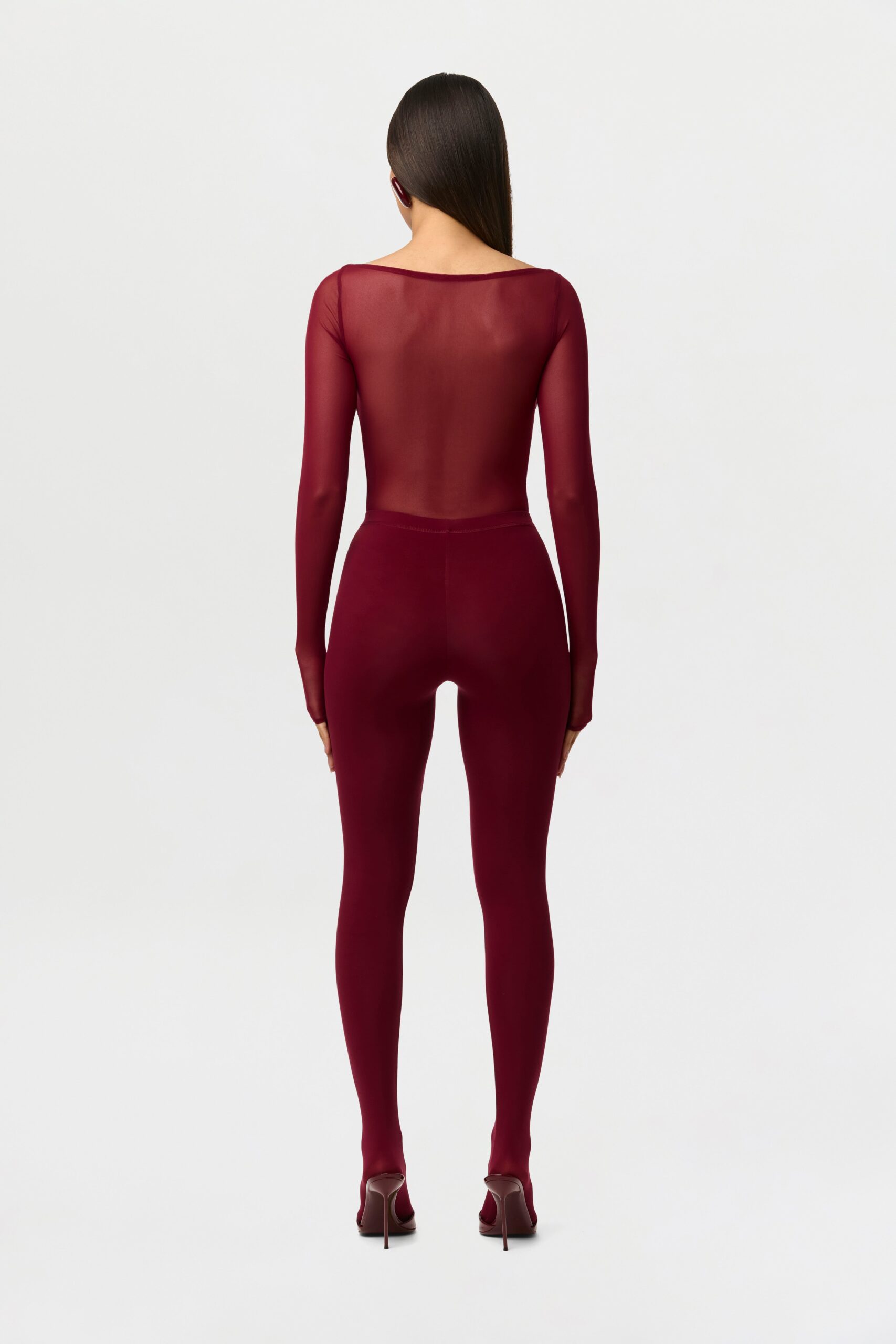 Naked Mesh Boatneck Bodysuit - Image 6