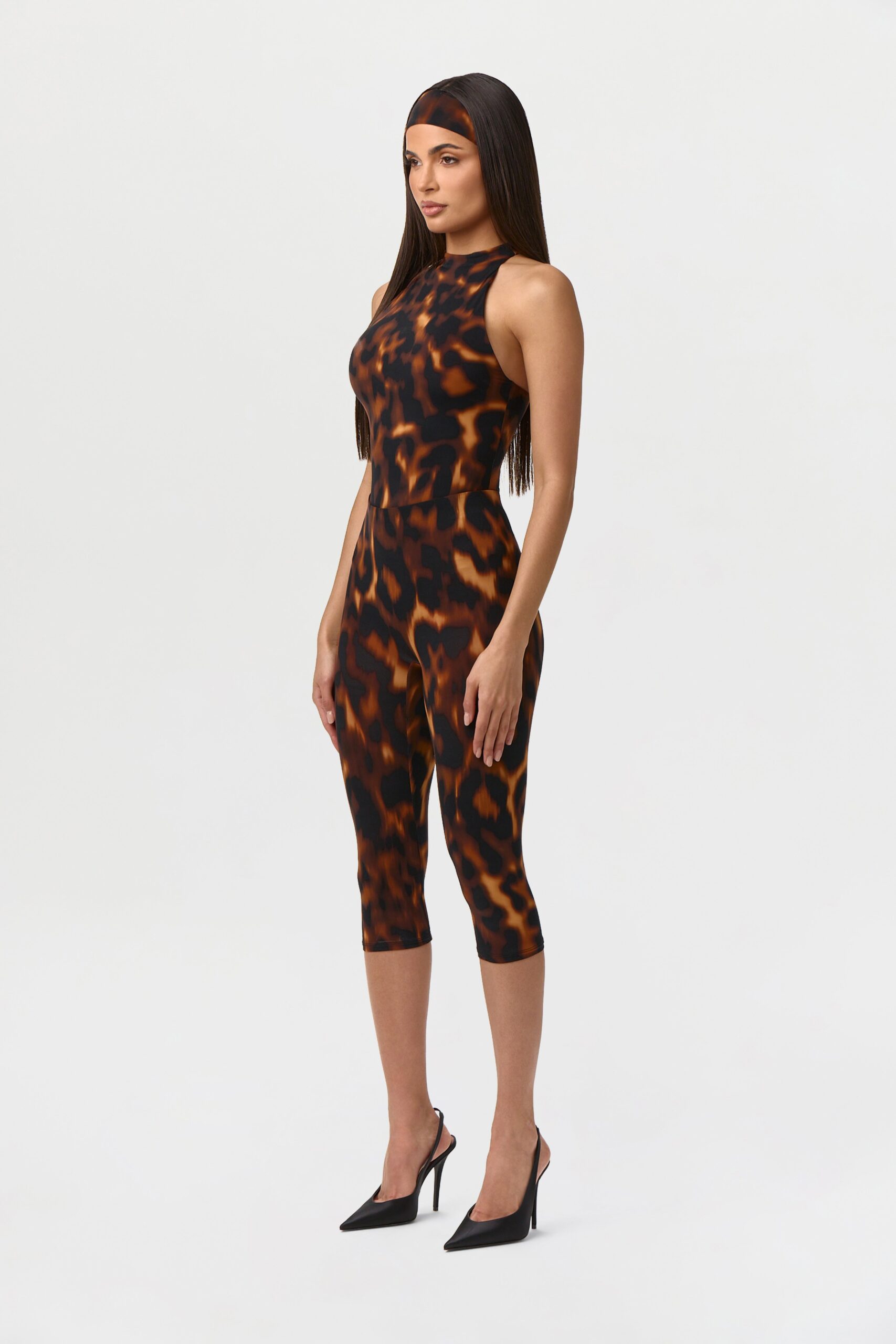 Naked Print Racerback Bodysuit - Image 13