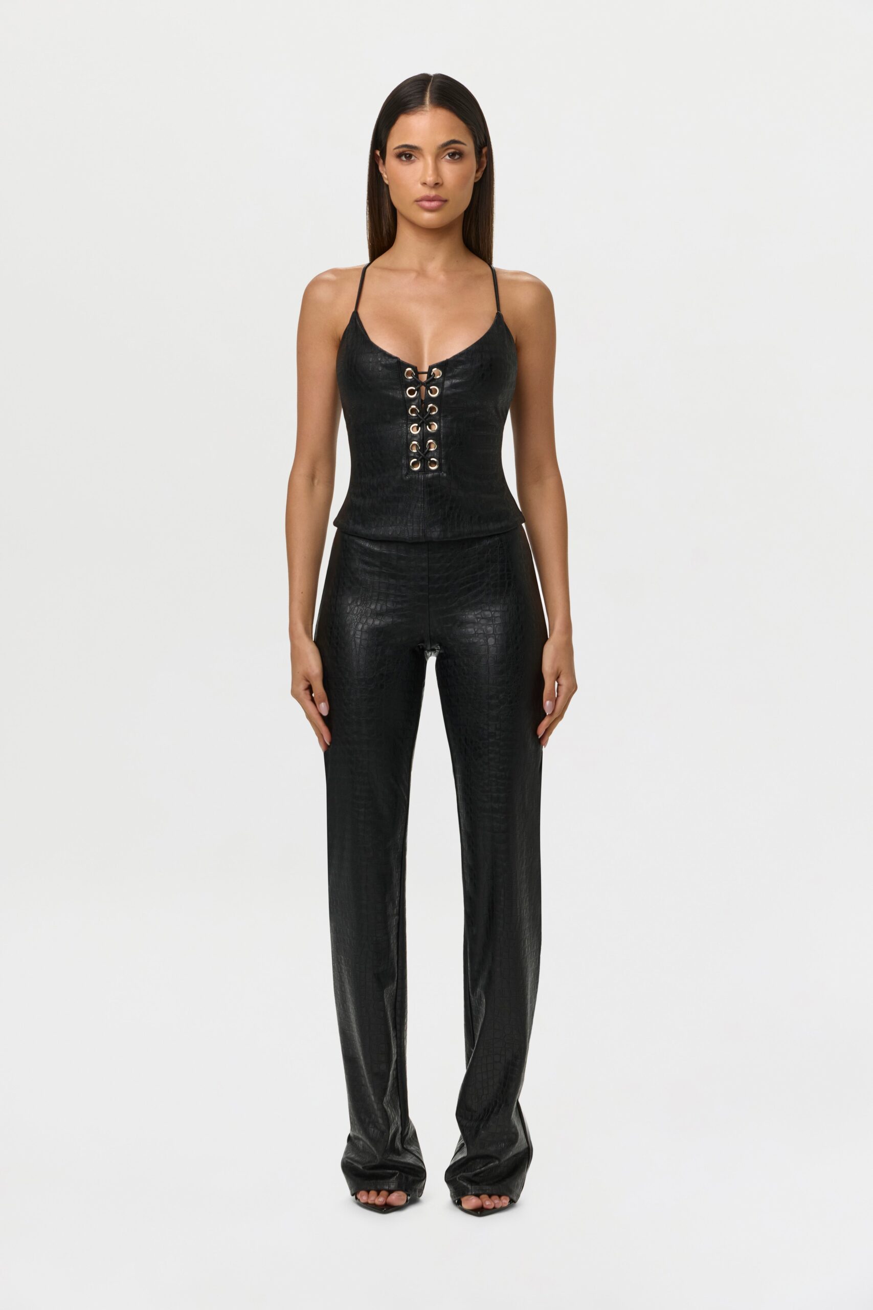 Croc Bootcut Pants