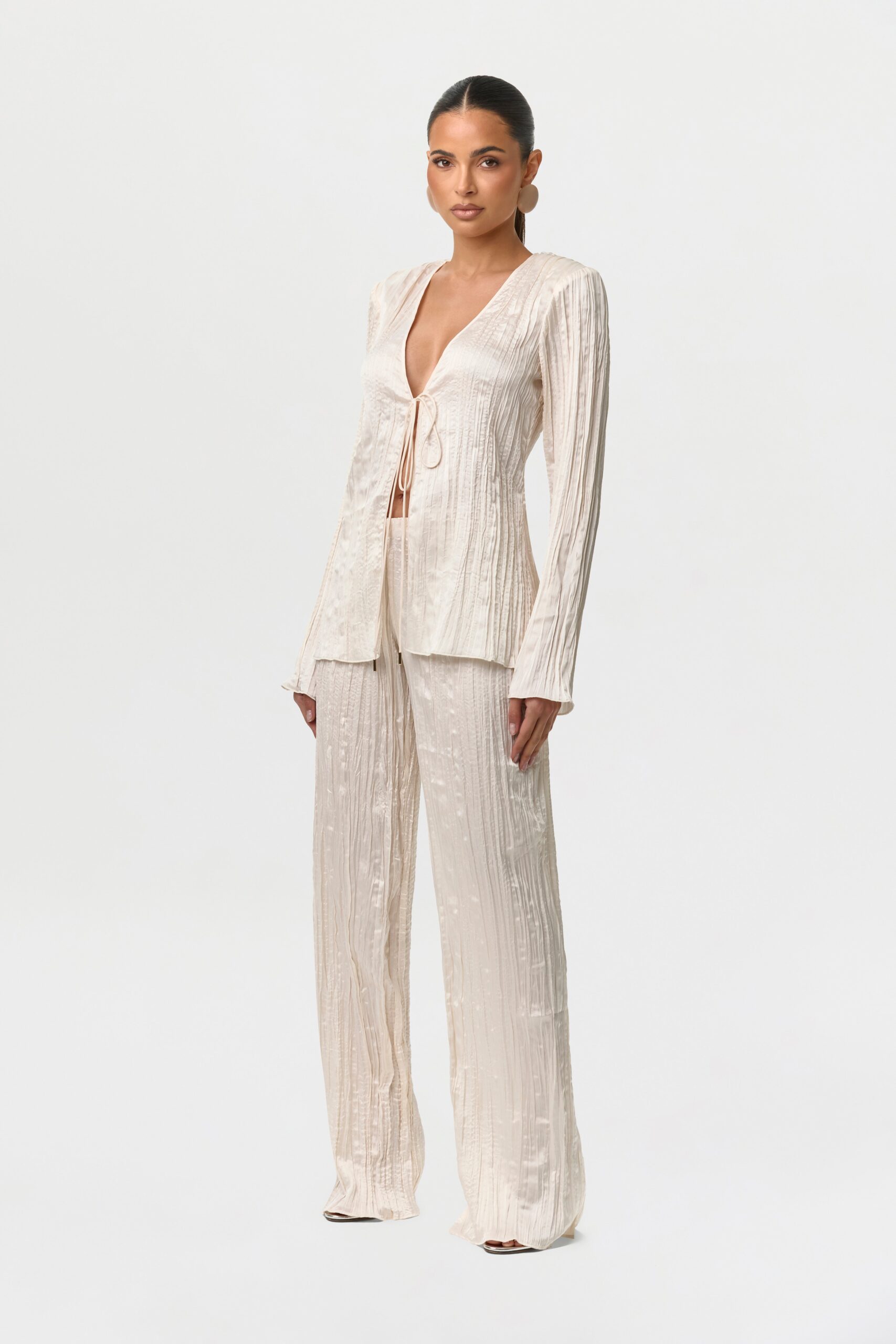 Satin Pliss?? Pant - Image 4