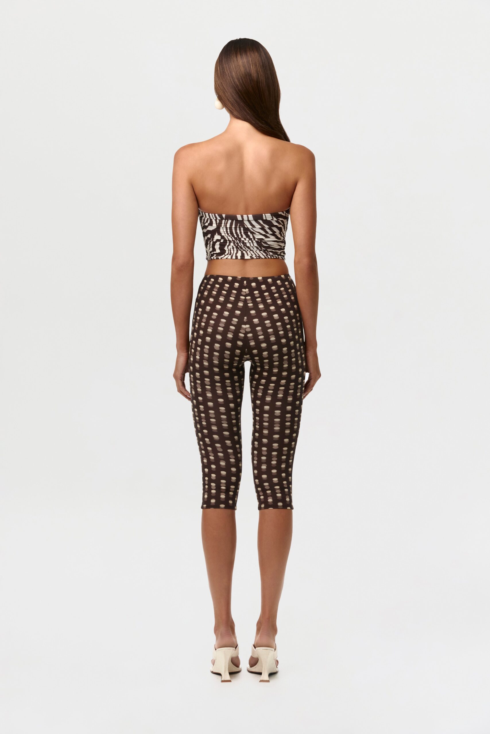Naked Print Ruched Tube Top - Image 9